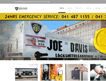 Tablet Screenshot of joedavis.co.za